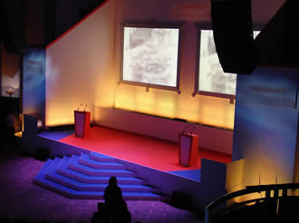 Conference Set, Stage, Projection